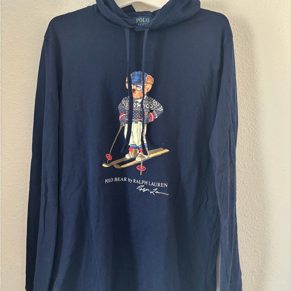 Polo by Ralph Lauren Navy Sweater SKI BEAR Men